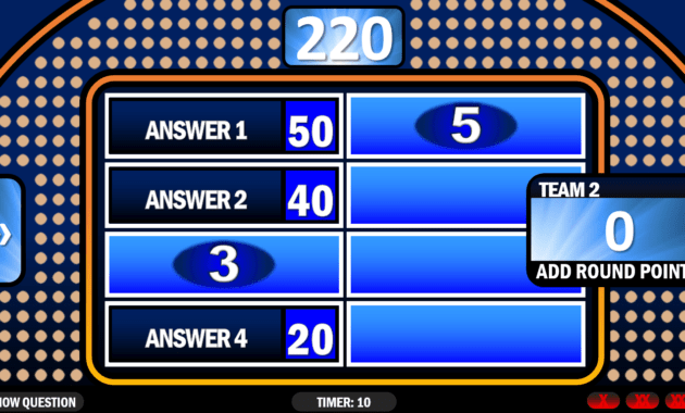 001 Family Feud Game Template Unforgettable Ideas Download within Family Feud Game Template Powerpoint Free