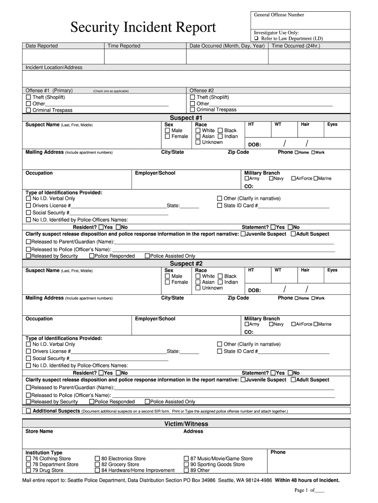 001 Generic Incident Report Template Fantastic Ideas Form With Regard To Generic Incident Report Template