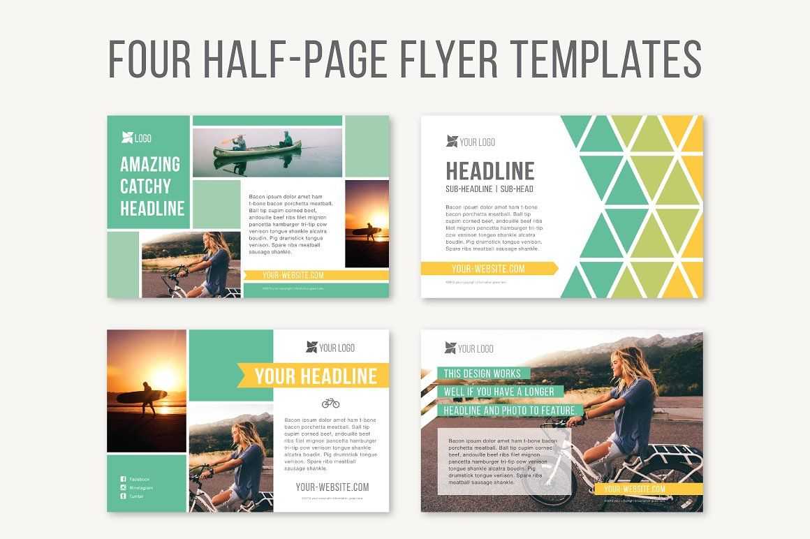 001 Half Page Flyer Template Free Formidable Ideas ~ Thealmanac Throughout Half Page Brochure Template