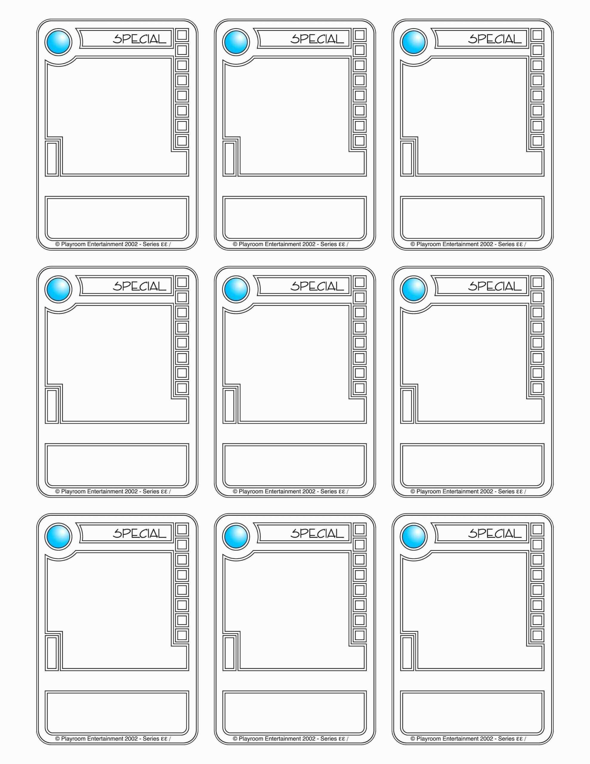 001 Trading Card Maker Free Examples Template For Success In Within Template For Game Cards