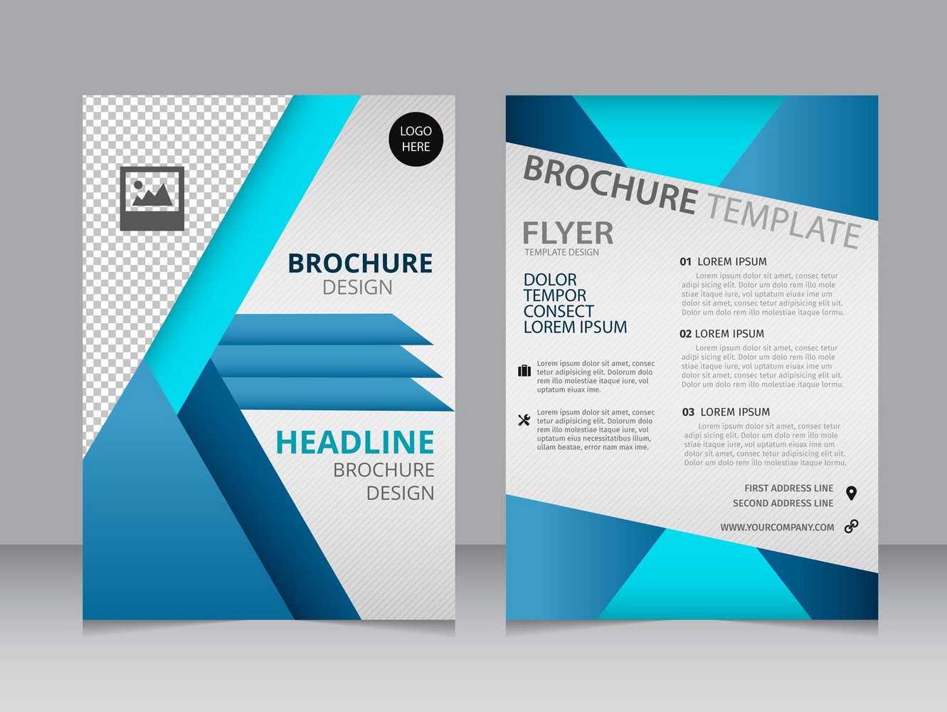 002 Blank Brochure Templates Free Download Word Template Regarding Free Illustrator Brochure Templates Download