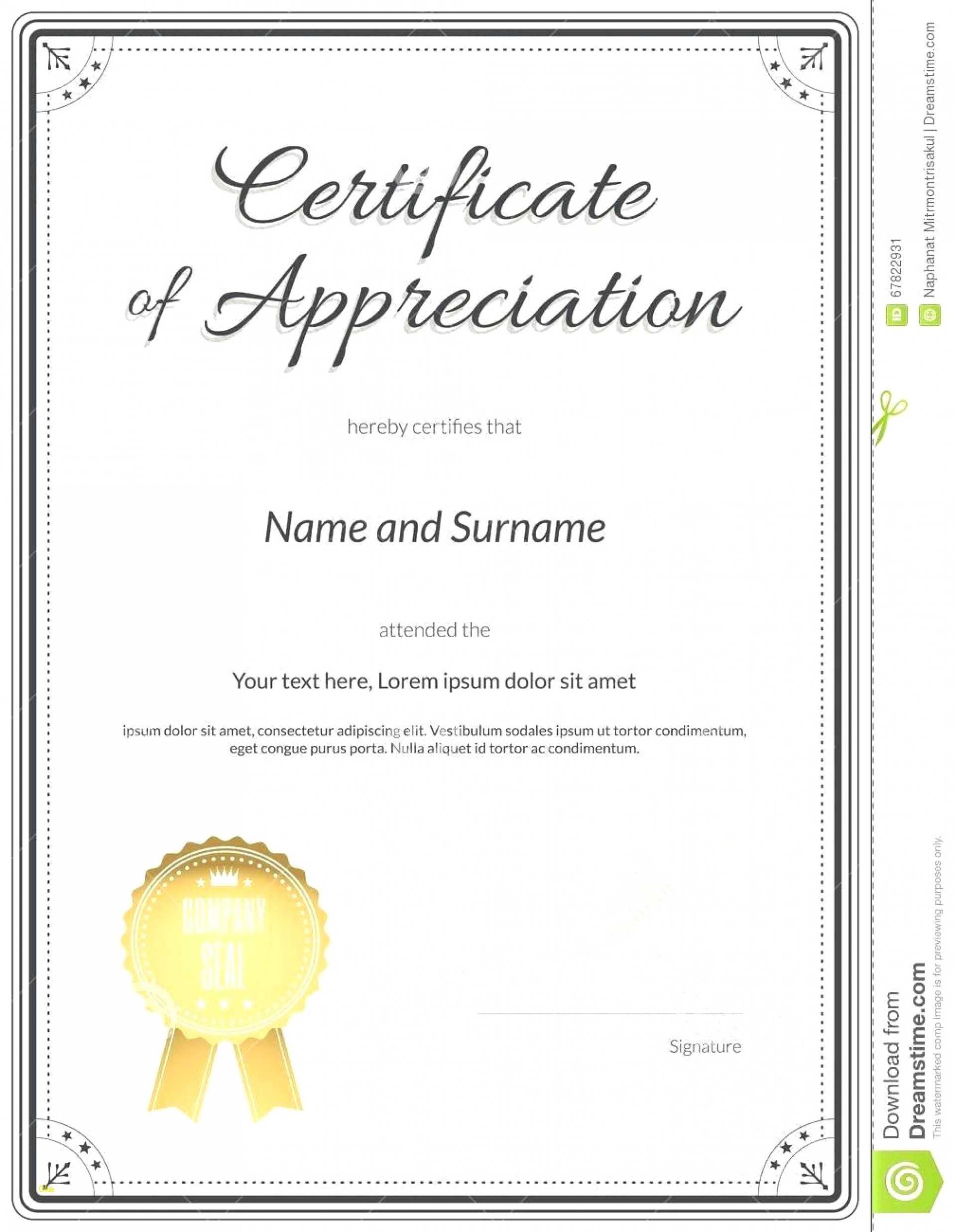 002 Certificate Of Appreciation Template Word Doc Free For Certificate Of Excellence Template Word