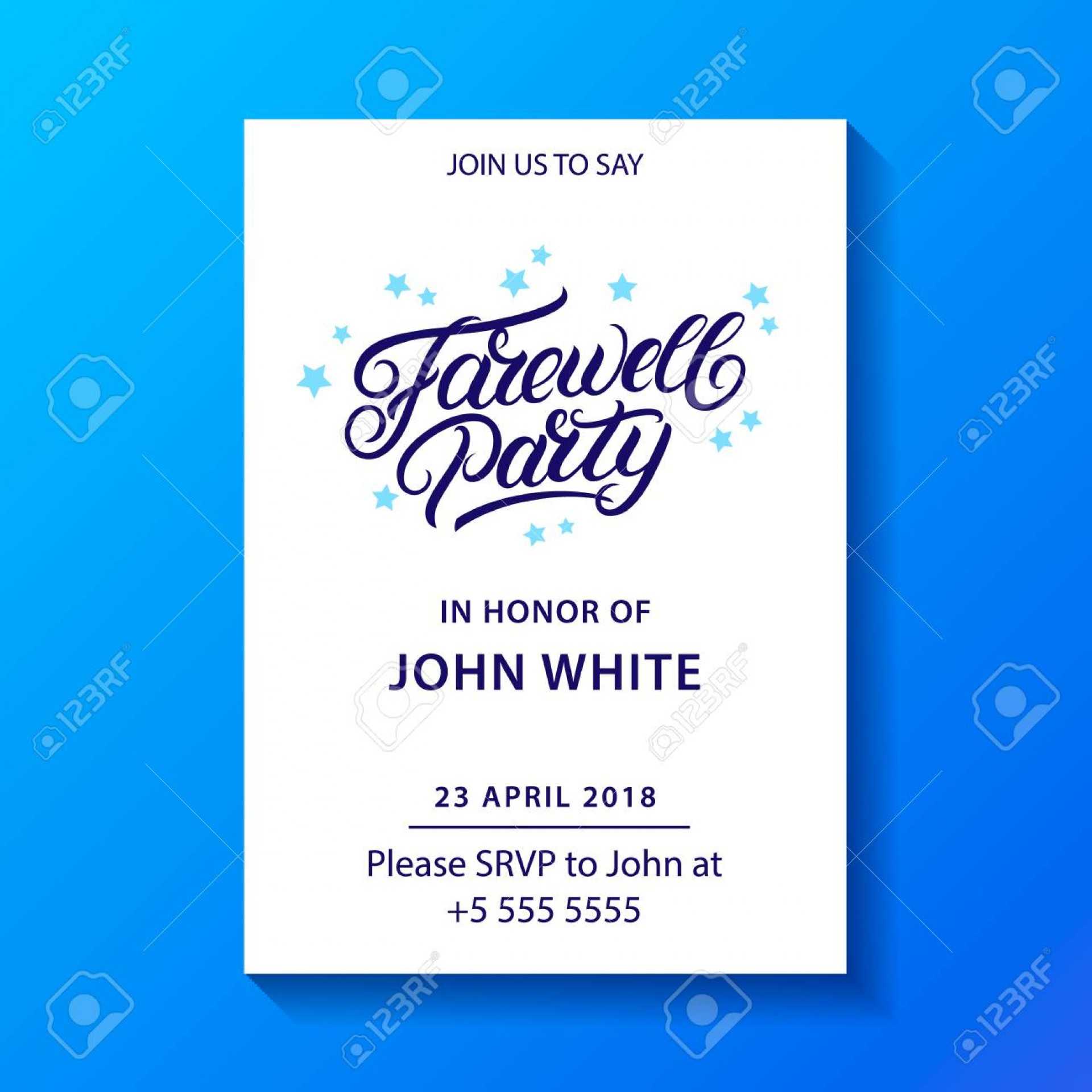 002 Template Ideas Farewell Party Invitations Templates Throughout Farewell Invitation Card Template