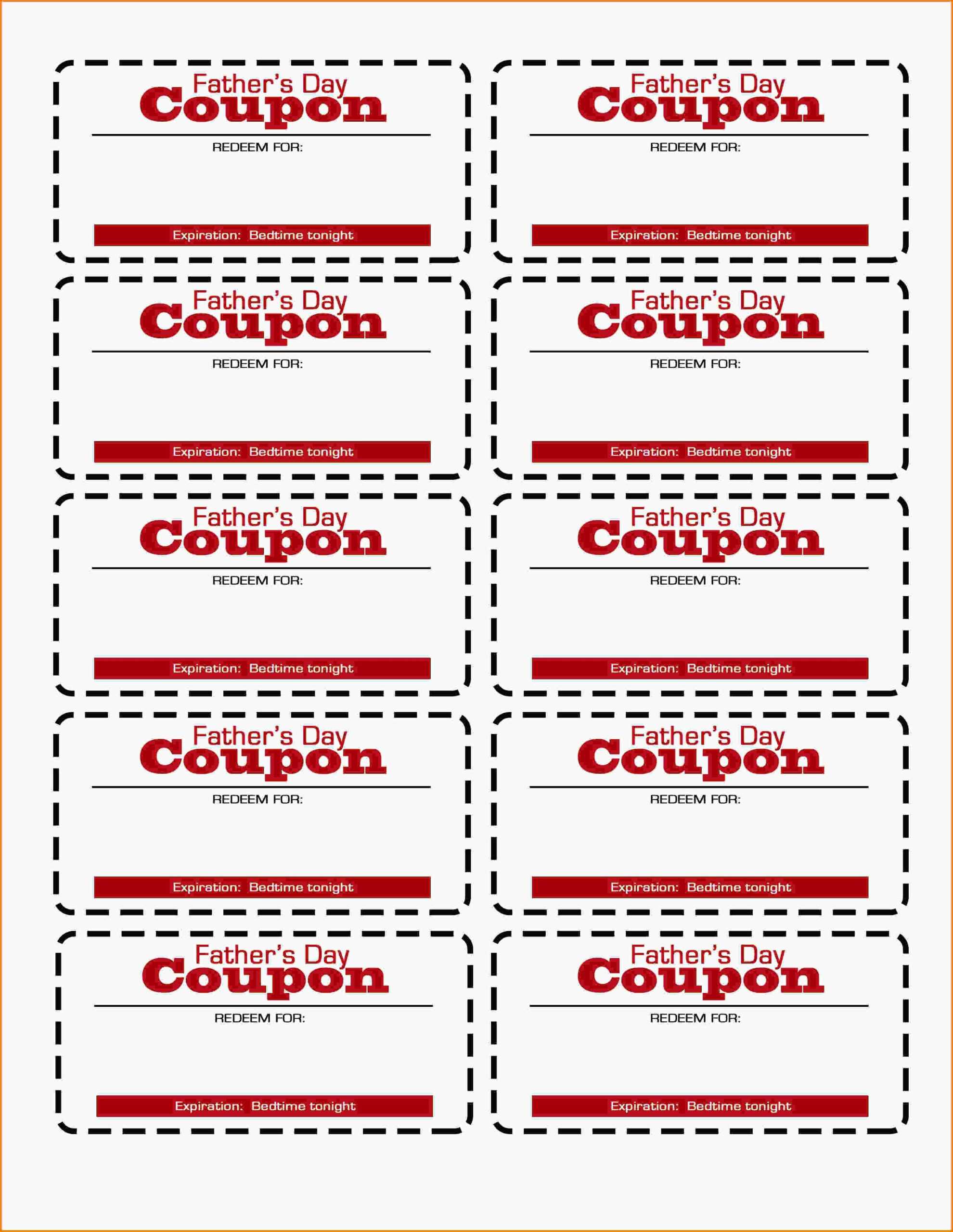 002 Template Ideas Free Printable Coupon Beautiful Templates In Coupon Book Template Word