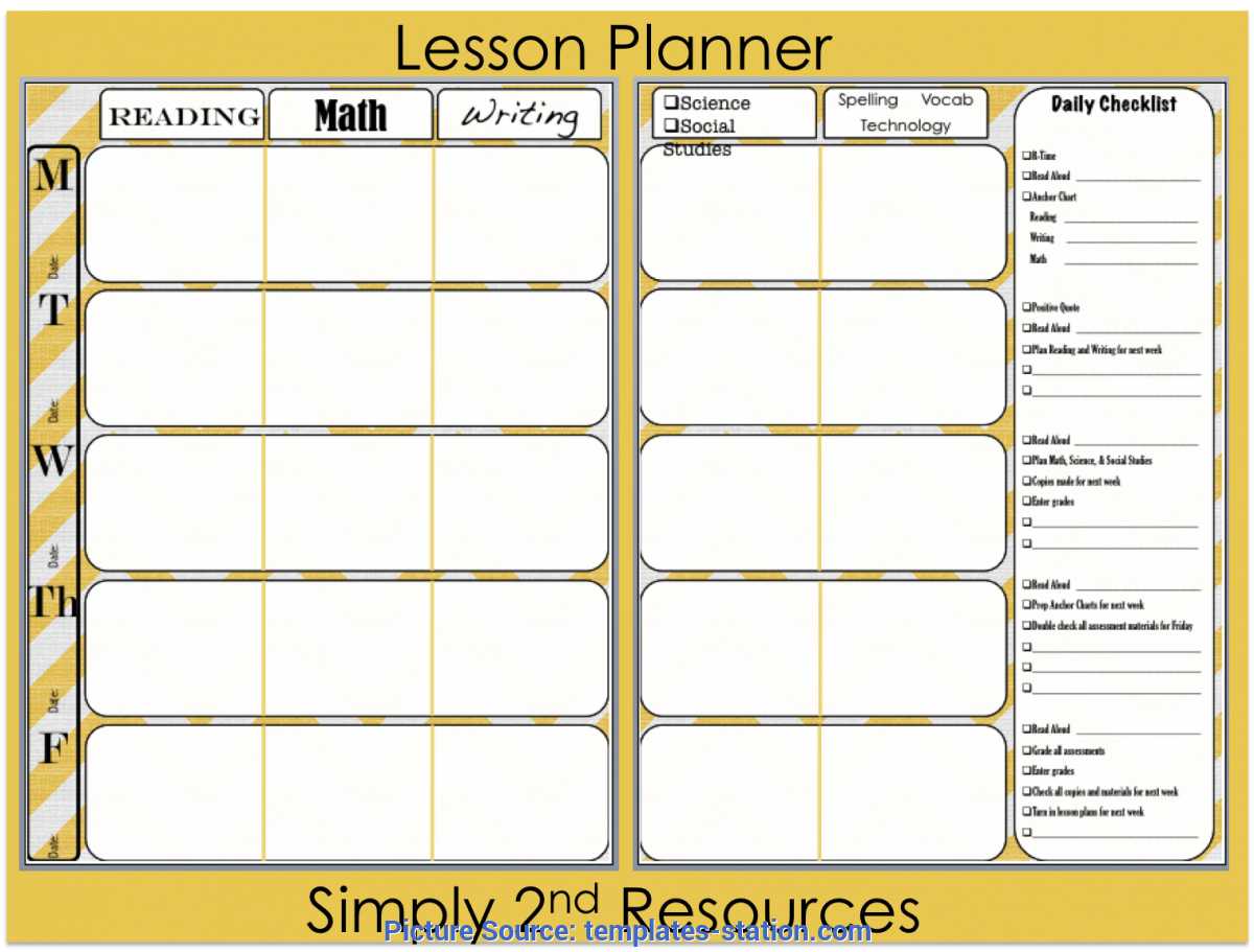 003 Good Lesson Plan Book Template Printable Templates Sta In Teacher Plan Book Template Word