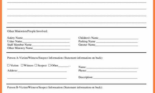 003 Security Incident Report Form Template Word Ideas 20Fire inside Incident Report Form Template Doc