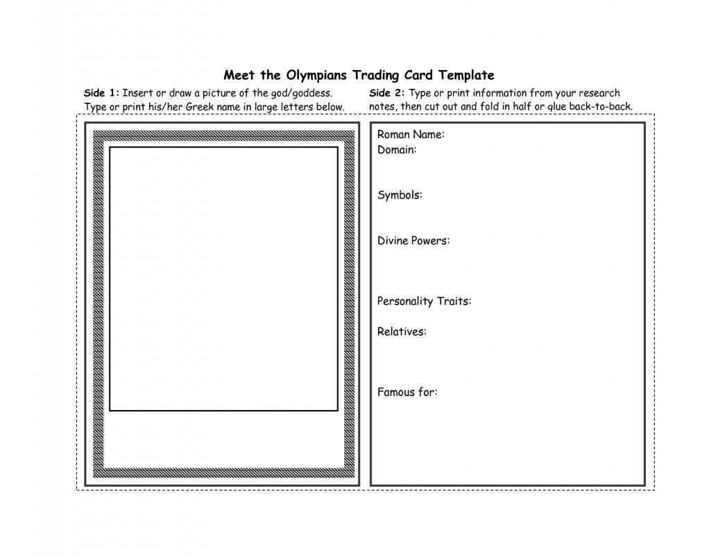 003 Trading Card Maker Free Printable Template Ideas Cards Regarding Trading Card Template Word