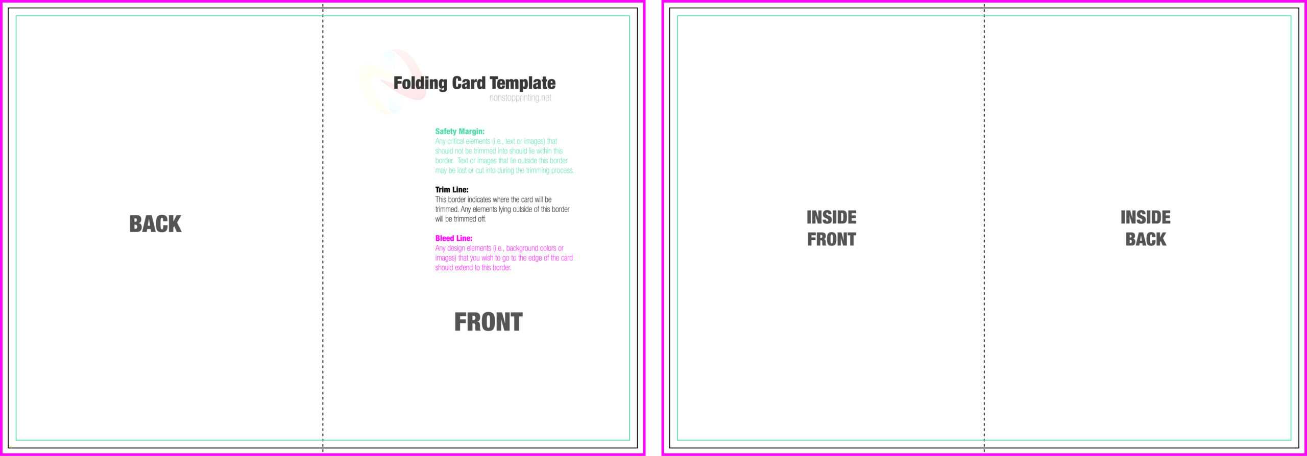 004 Blank Quarter Fold Card Template Free Ideas Greeting For Blank Quarter Fold Card Template