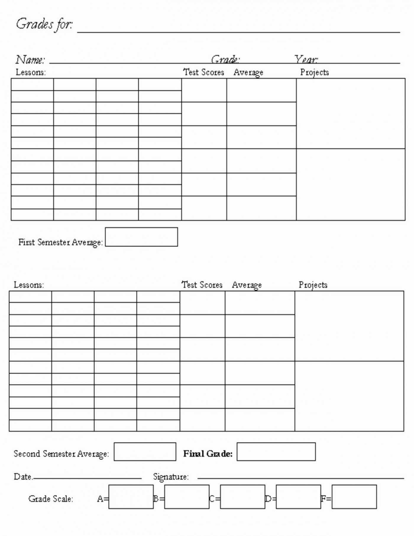 004 High School Report Card Template Pdf Excel Ideas Of Intended For Report Card Template Pdf
