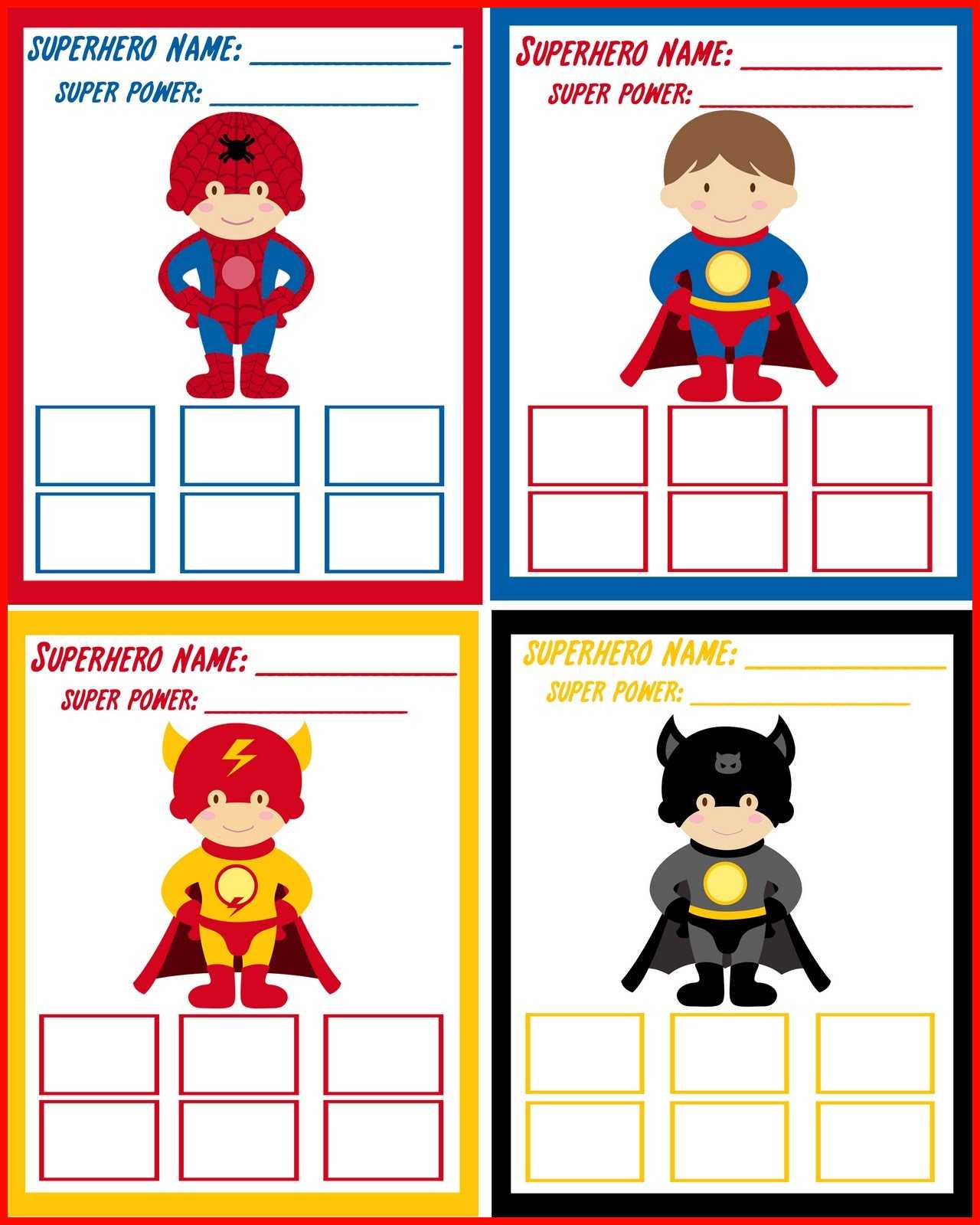 004 Superhero Birthday Invitations Templates Free Super Hero Intended For Superman Birthday Card Template