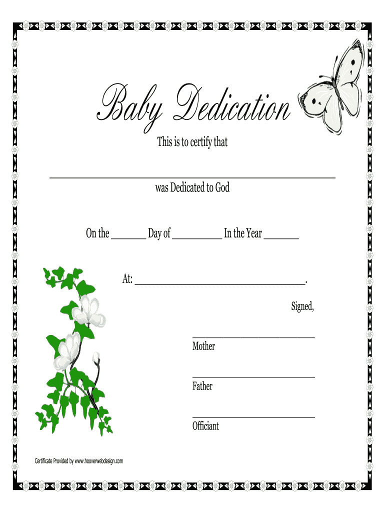 004 Template Ideas Baby Dedication Certificate Wonderful Inside Baby Christening Certificate Template