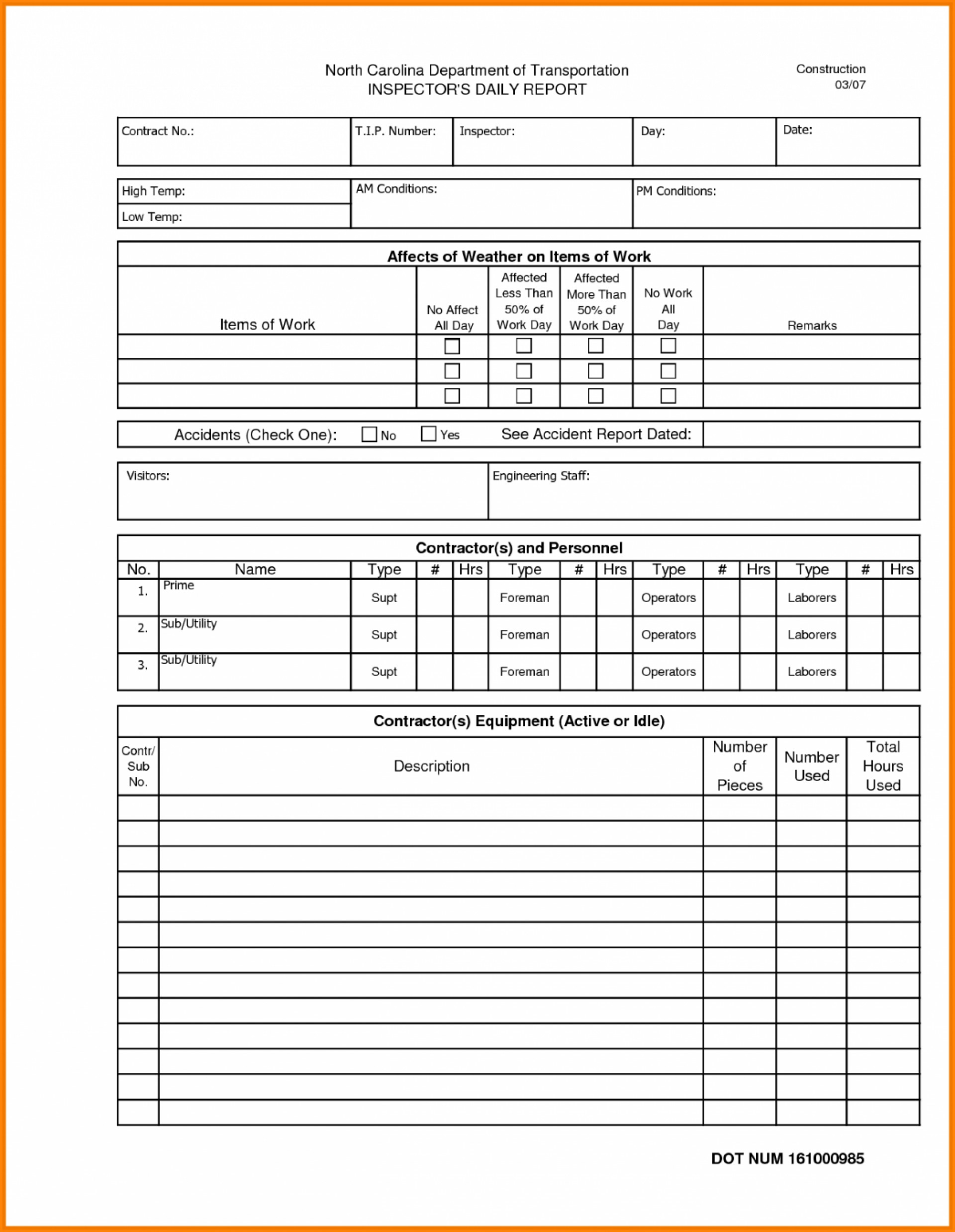 004 Template Ideas Construction Site Daily Report Format With Regard To Daily Reports Construction Templates