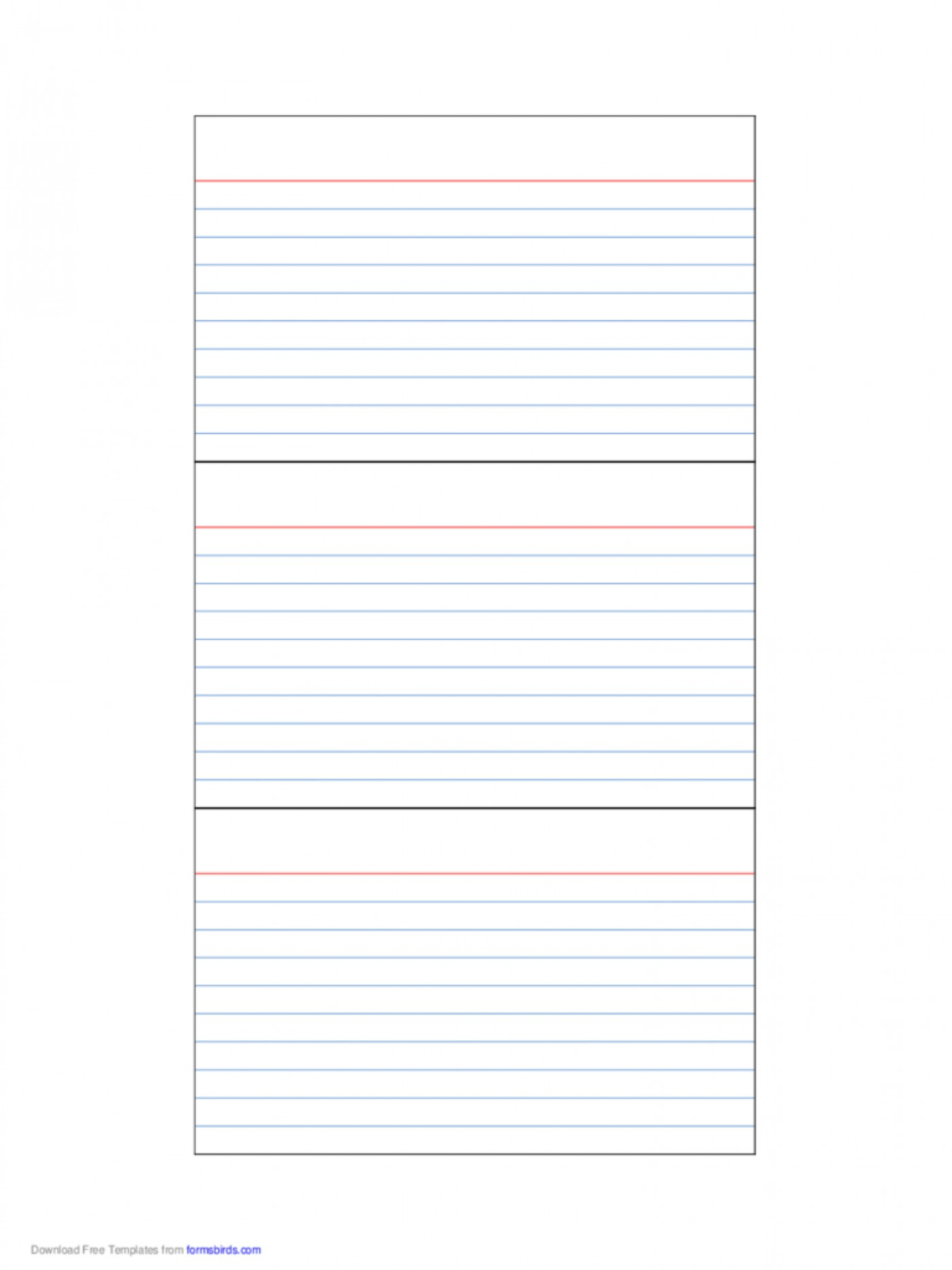 notecard template google docs