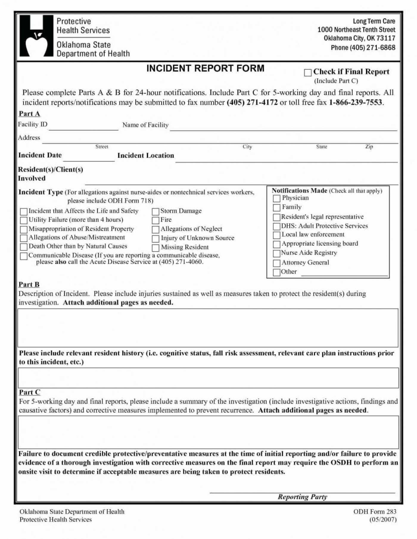 005 Accident Reporting Form Template Car Report Verypage Pertaining To Failure Investigation Report Template