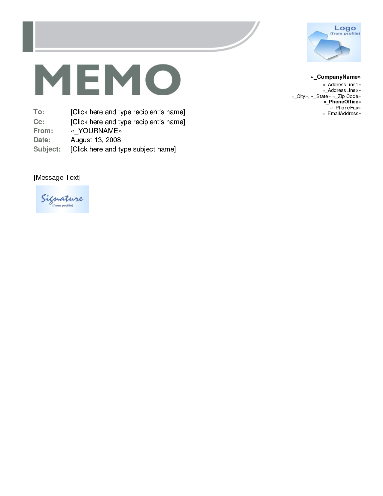 005 Microsoft Word Memo Template 421399 Templates For Throughout Memo Template Word 2013