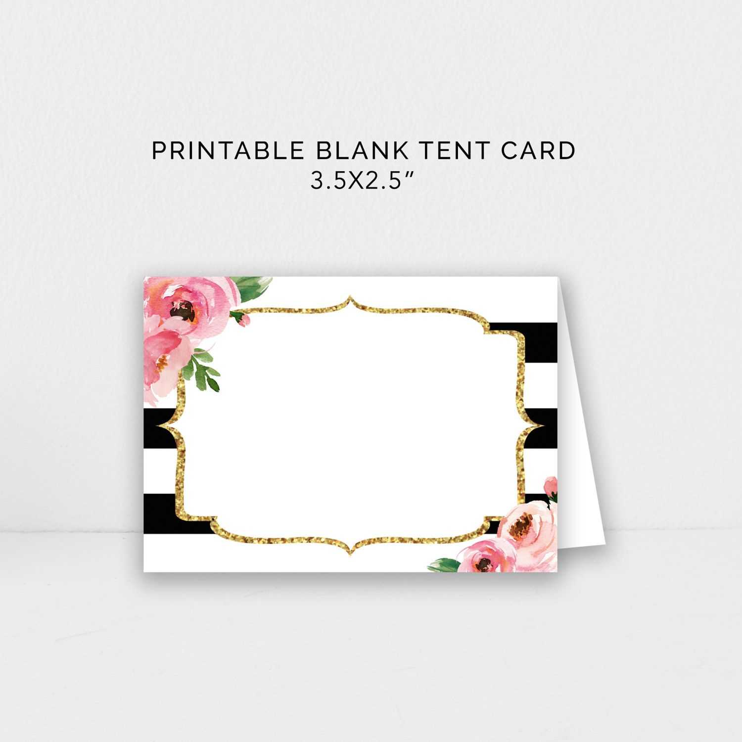 005 Template Ideas Blank Place Shocking Card Free Name Throughout Blank Tent Card Template