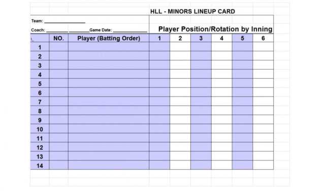 005 Template Ideas Free Baseball Lineup Card Awesome inside Free Baseball Lineup Card Template