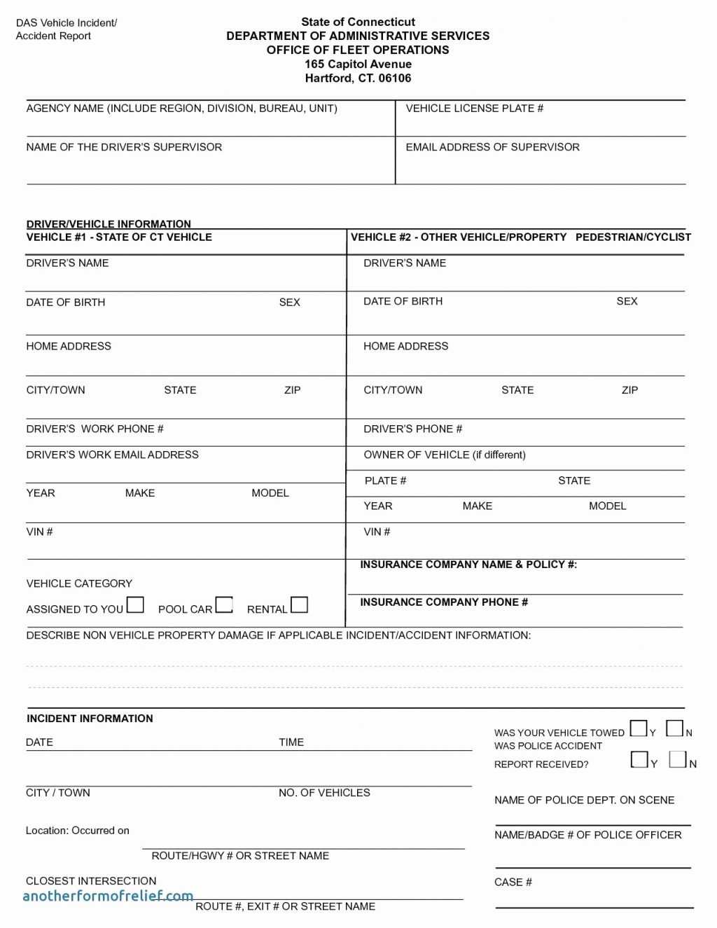 006 Auto Accident Report Form Template Ideas 20Example Inside Motor Vehicle Accident Report Form Template