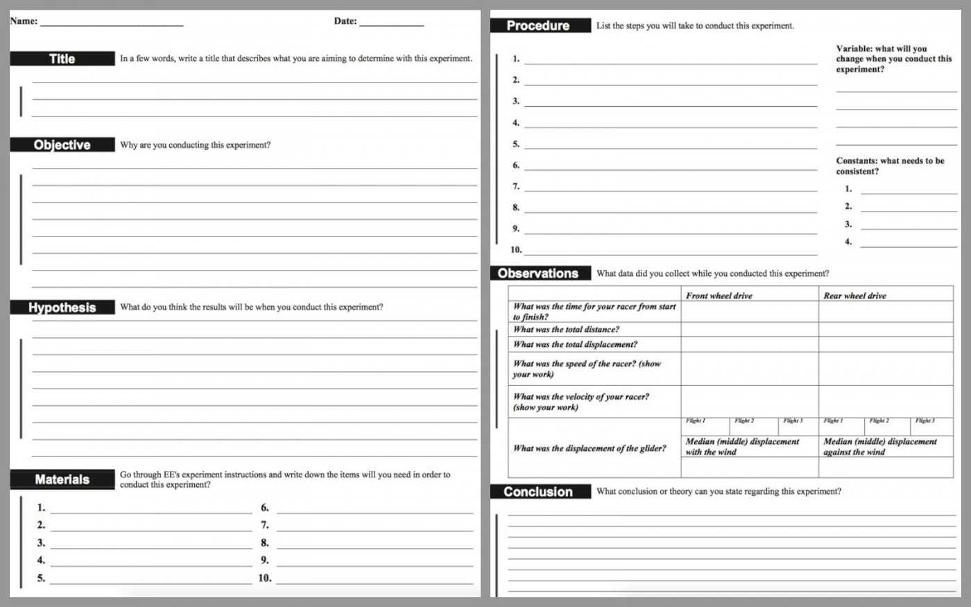 006 Lab Report Template Middle School Ideas Unforgettable With Regard To Science Experiment Report Template