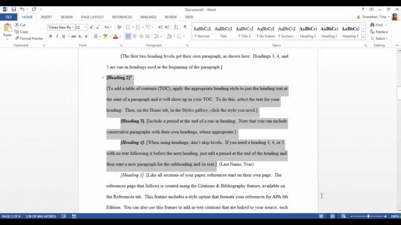 006 Maxresdefault Apa Style Research Paper Template ~ Museumlegs Intended For Apa Table Template Word