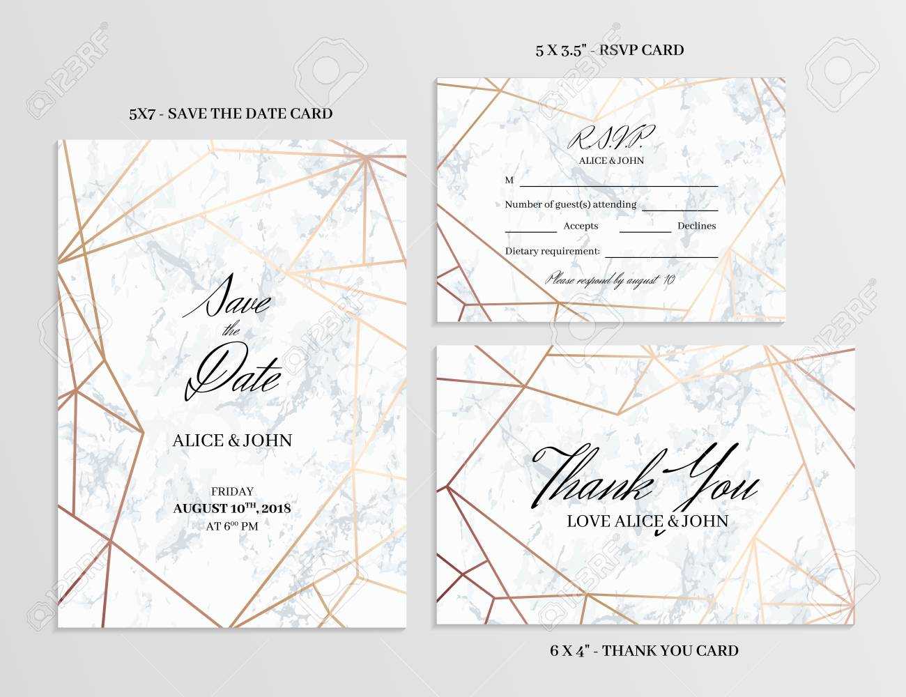 006 Wedding Set Save The Date Thank You And R S V P Cards Inside Template For Rsvp Cards For Wedding