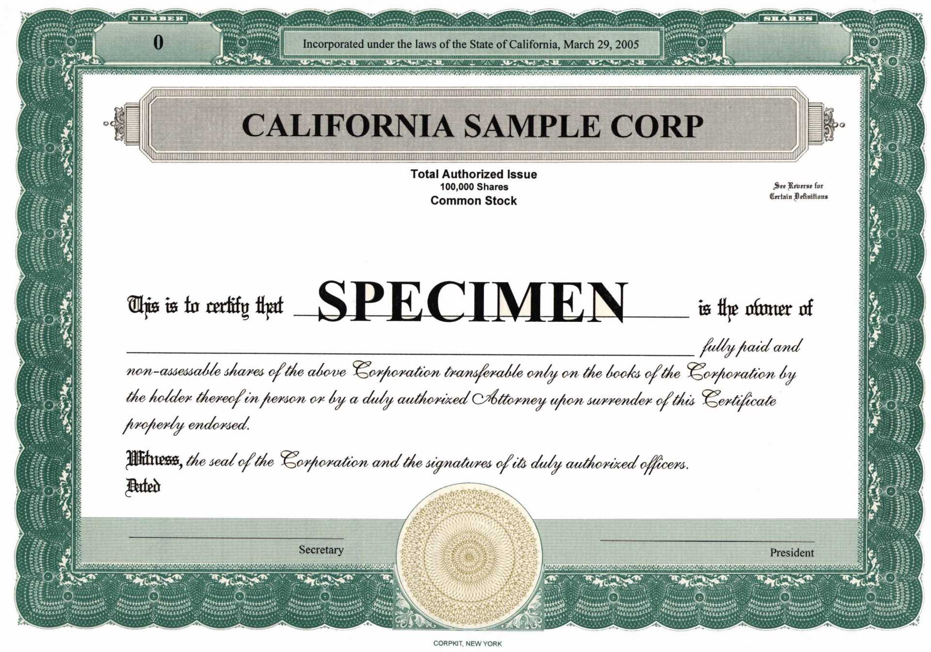 007 Stock Certificate Templates Word Download Now Blank Free For Blank Share Certificate Template Free