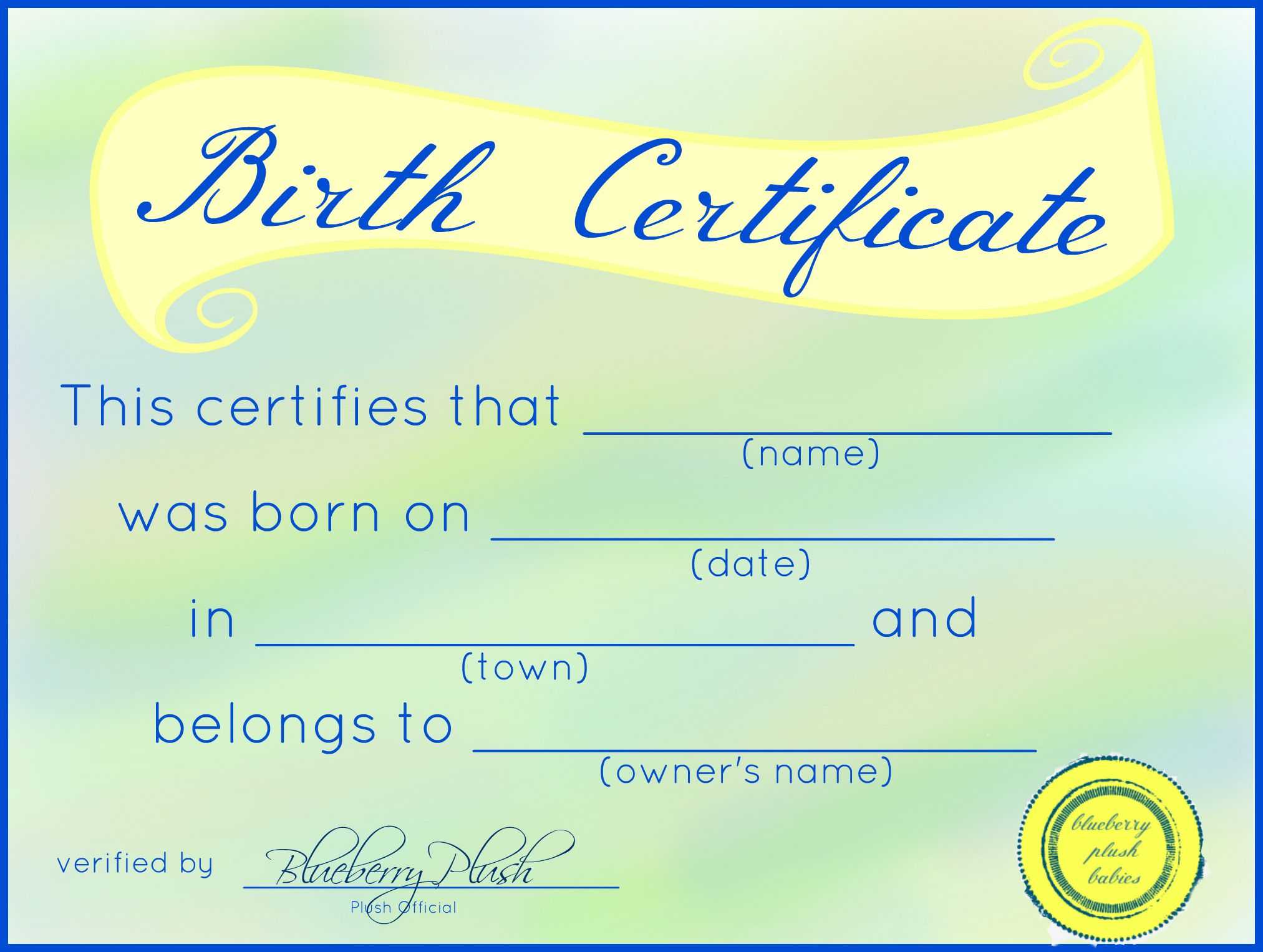 007 Template Ideas Free Birth Impressive Certificate Puppy Within Birth Certificate Fake Template