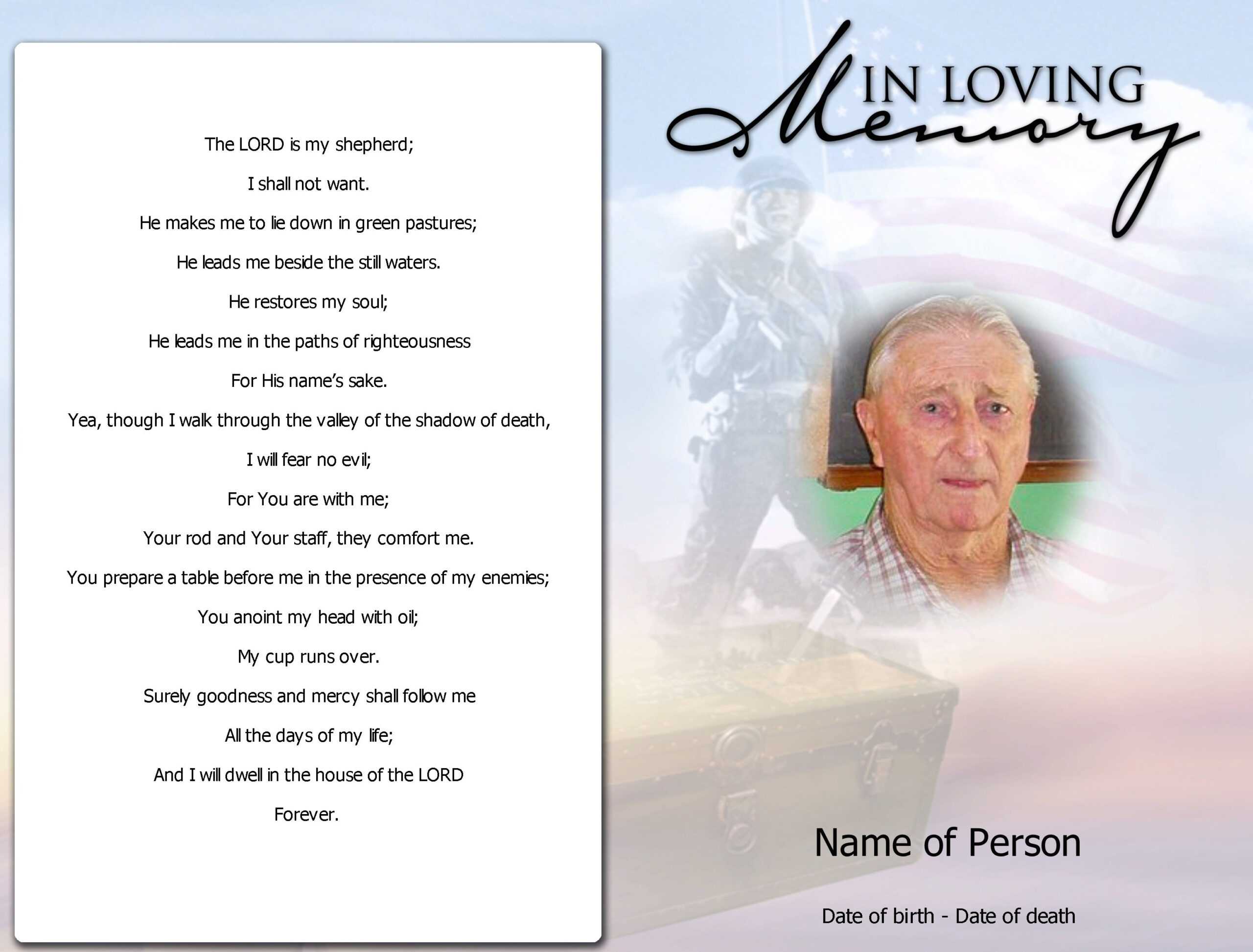 007 Template Ideas Free Memorial Card Rare Cards Editable Pertaining To Memorial Card Template Word