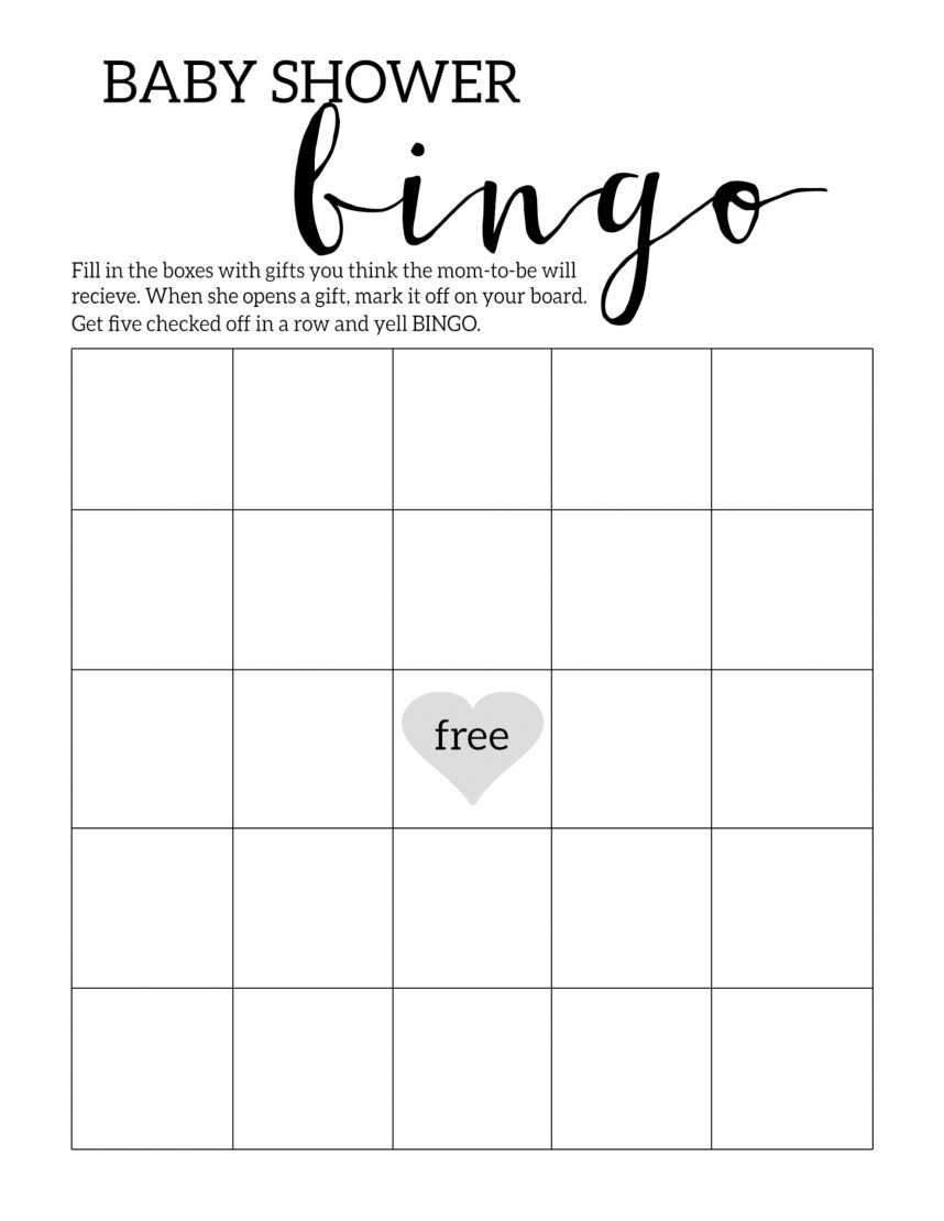 008 Blank Bingo Card Template Ideas Baby Shower Stirring Inside Blank Bingo Card Template Microsoft Word