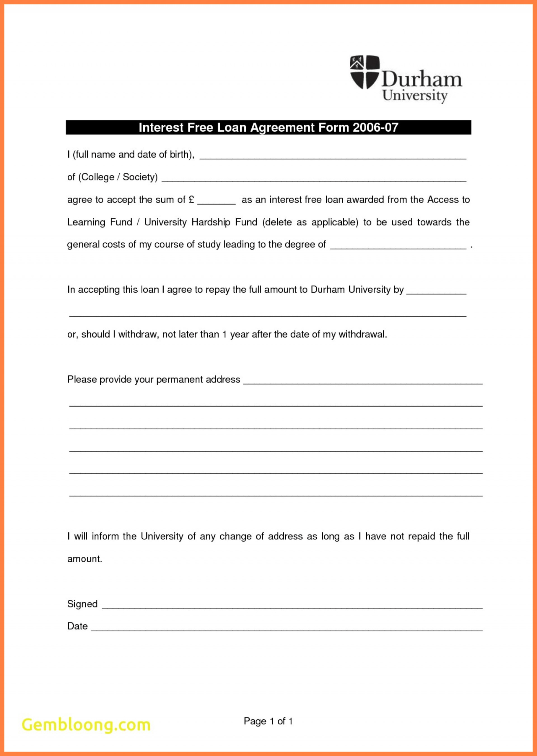 008 Family Loan Agreement Template Ideas Free Exceptional With Blank Loan Agreement Template