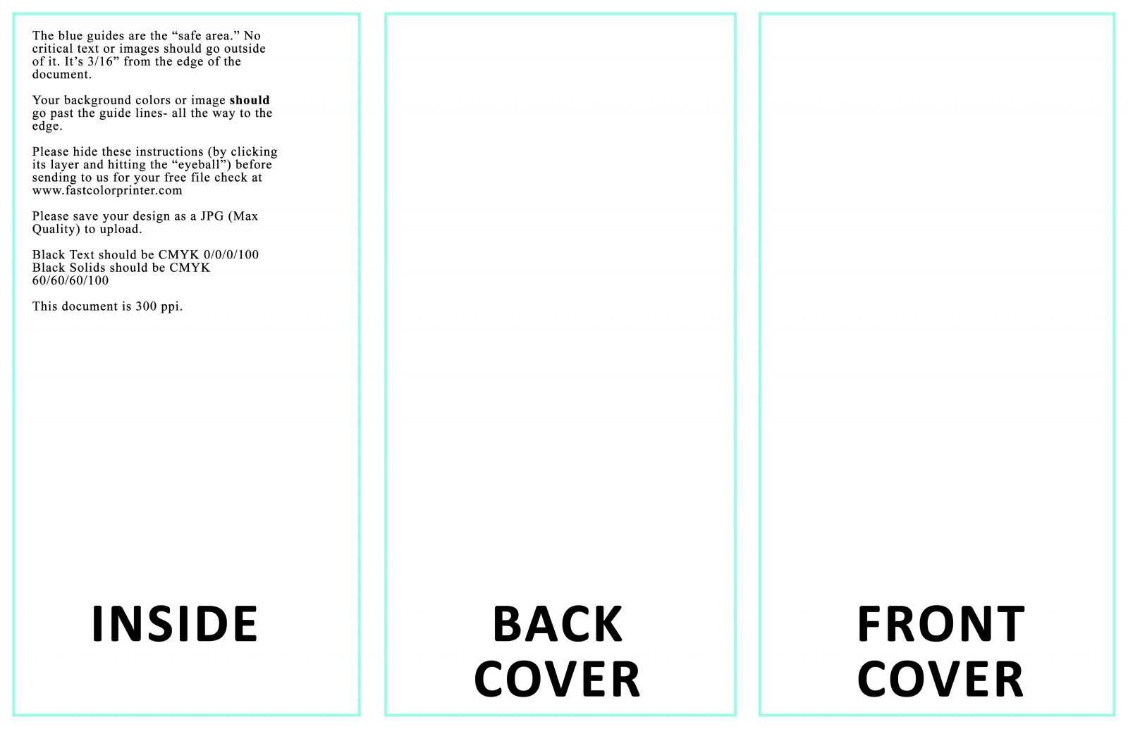 008 Free Blank Tri Fold Brochure Templates For Microsoft In Brochure Folding Templates