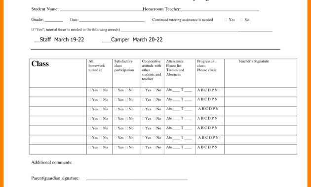 008 Student Progress Report Template Ideas Daily For regarding Progress Report Template Doc