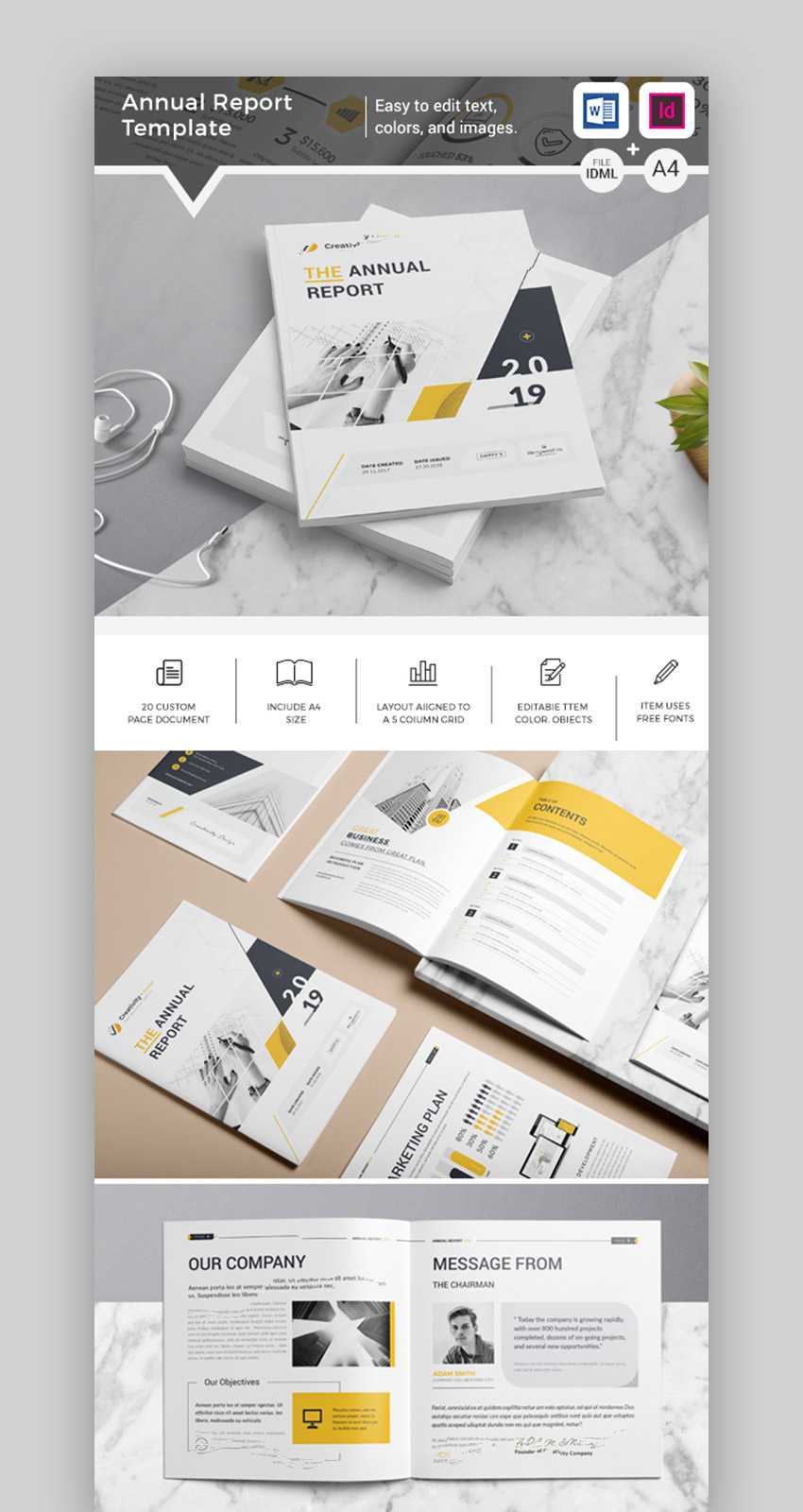 009 Annual Report Template Ideas Free Indesign Templates With Free Annual Report Template Indesign