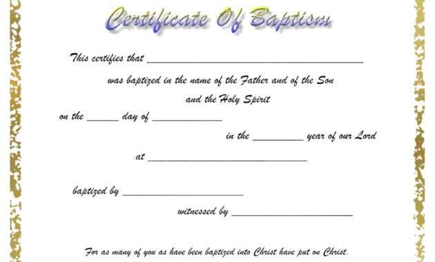 009 Certificate Of Baptism Template Unique Ideas Broadman regarding Baptism Certificate Template Word