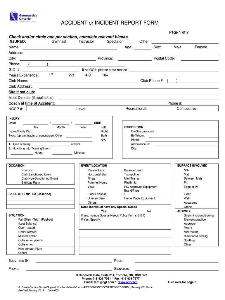 009 Incident Report Format Andlate For Employee Helloalive Regarding First Aid Incident Report Form Template