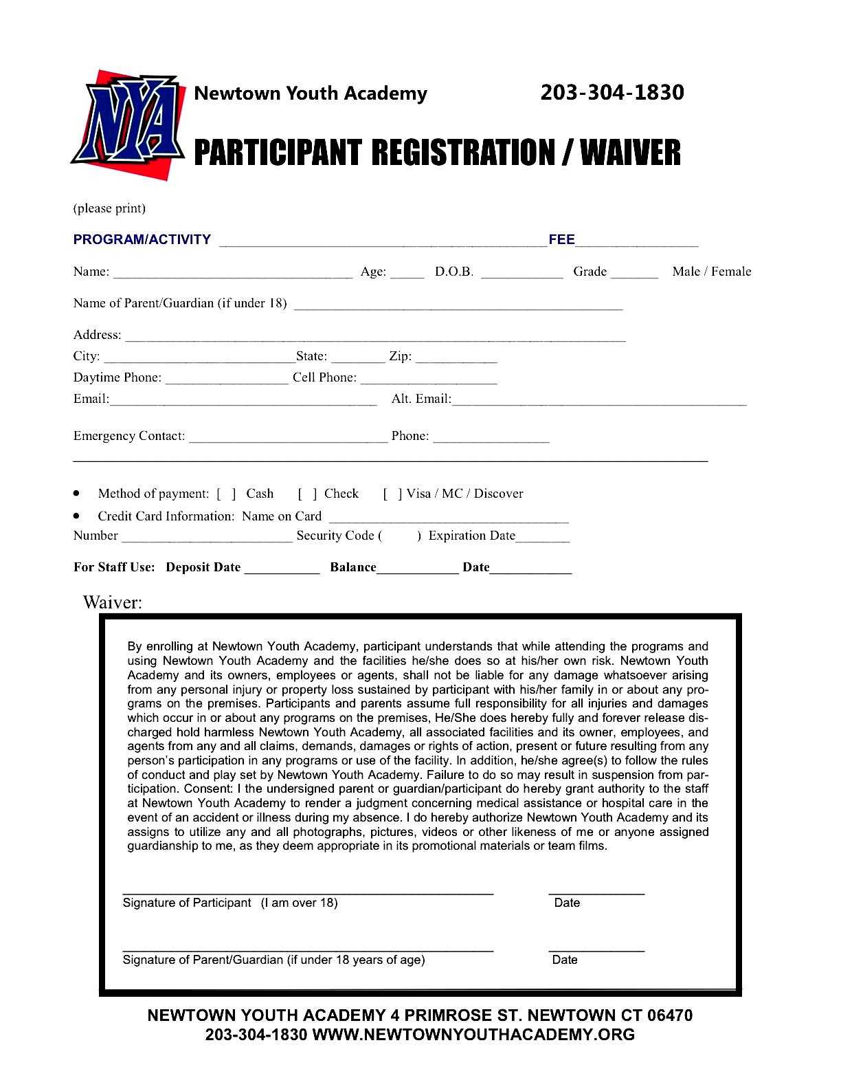 009 Large Free Printable Camp Registration Form Templates For Camp Registration Form Template Word