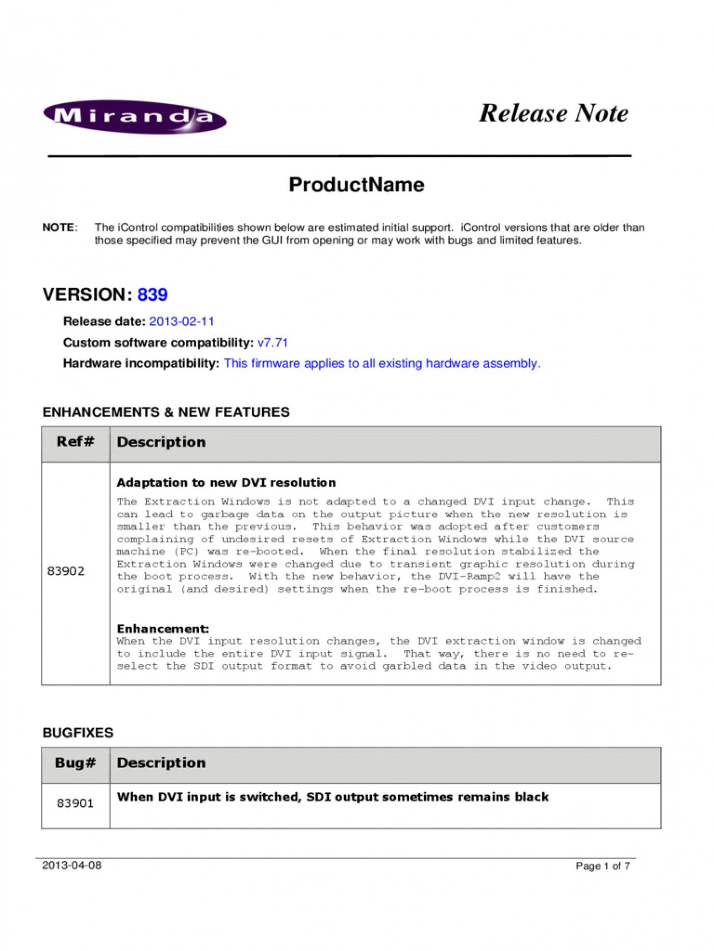 009 Template Ideas Software Release Notes Better Pdf Inside Software Release Notes Template Word