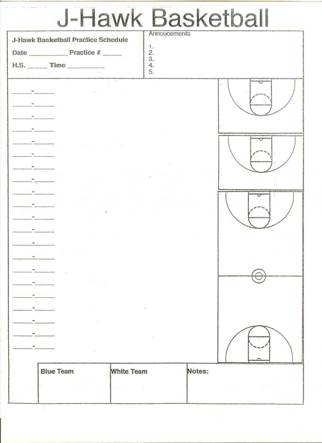 010 Basketball Practice Plans Template Best Top Result With Regard To Blank Hockey Practice Plan Template