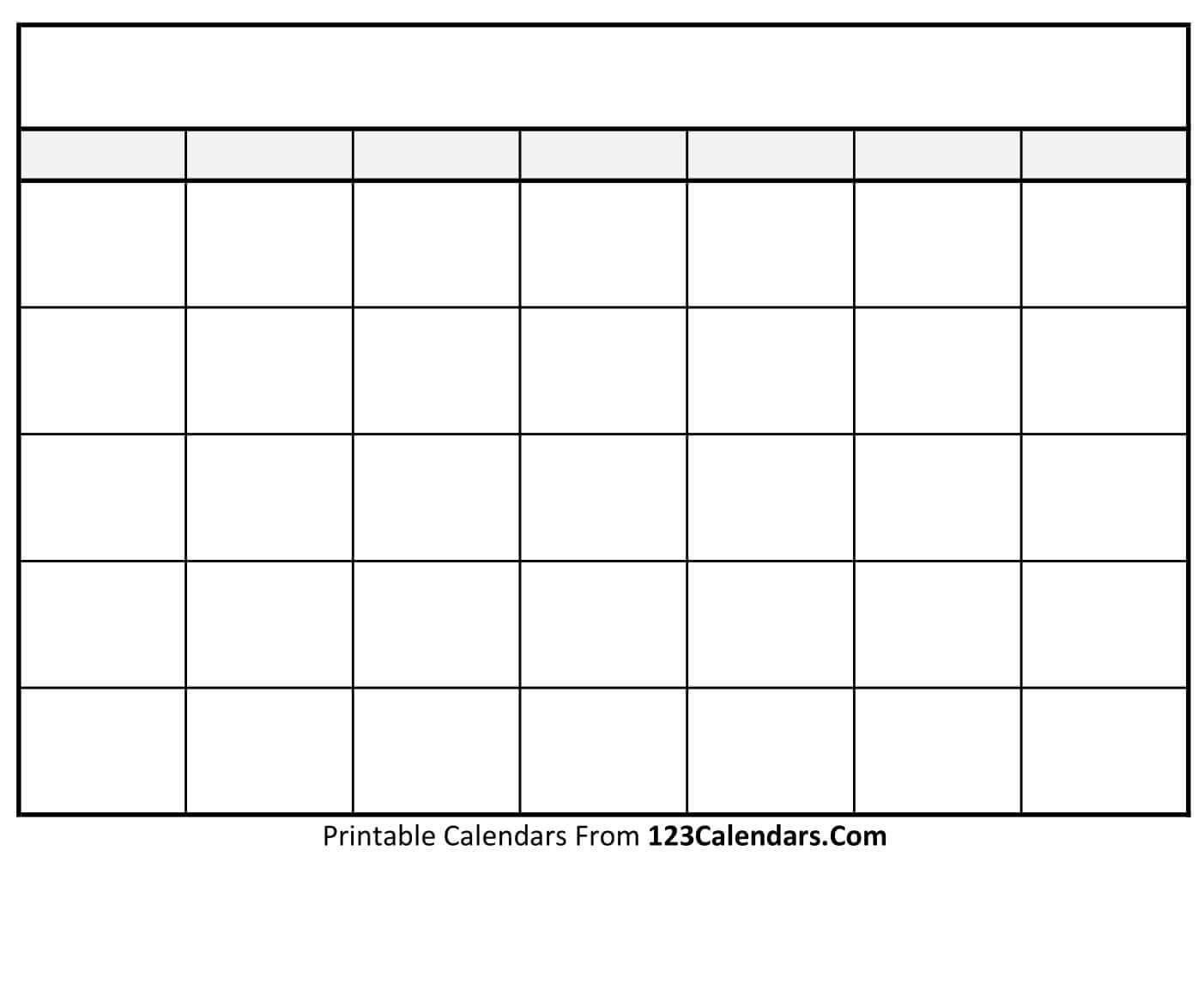010 Blank Calendar Template Ideas Striking Printable Free With Full Page Blank Calendar Template