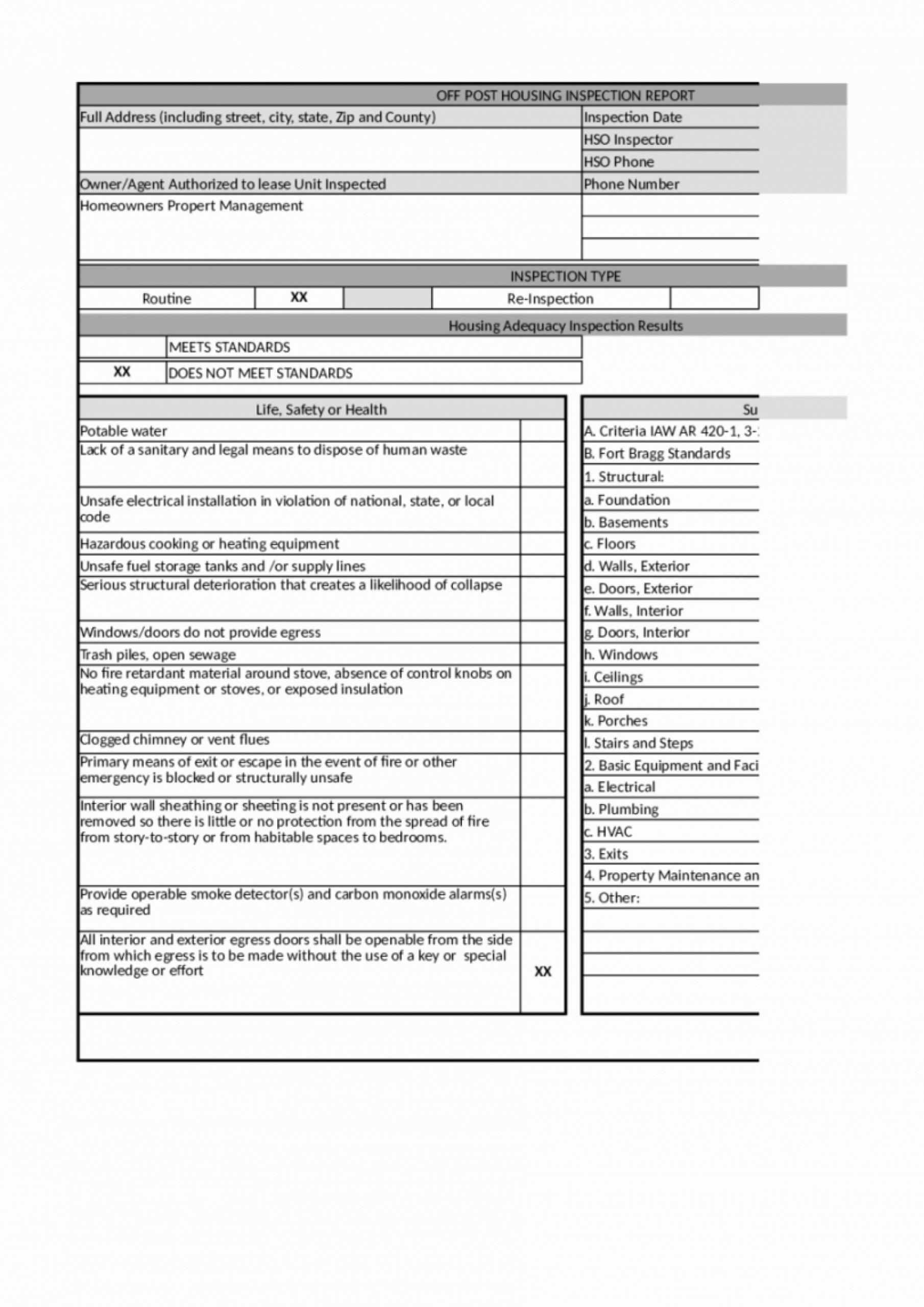 010 Template Ideas Home Inspection Astounding Report In Property Management Inspection Report Template