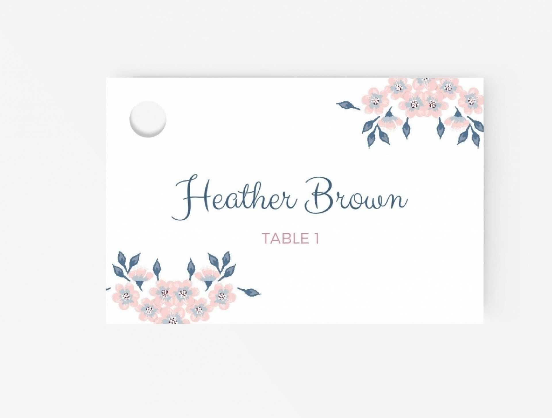 011 Table Name Cards Template Free Word Place Amazing Ideas Throughout Table Name Card Template