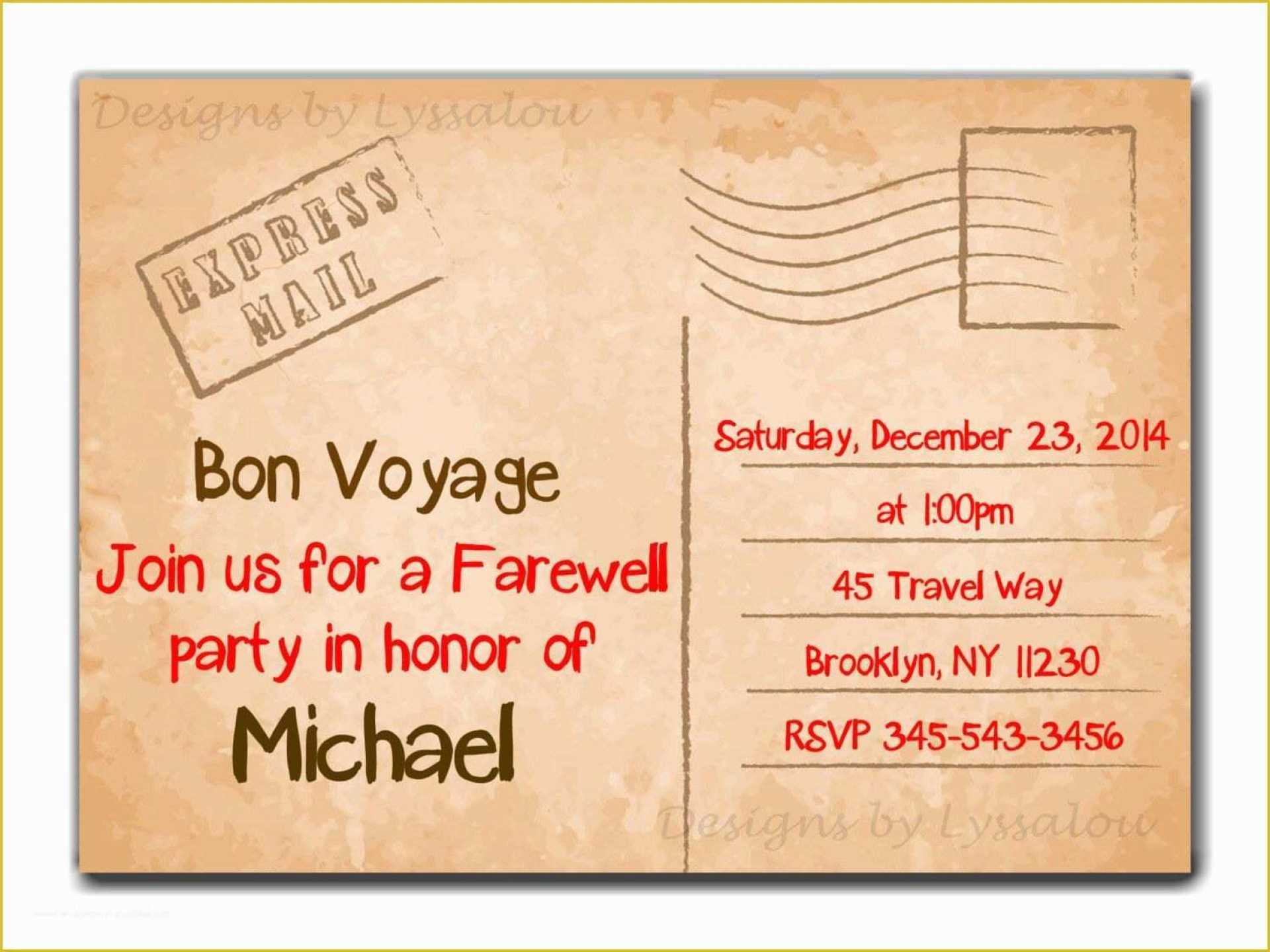 011 Template Ideas Farewell Party Invitation Stupendous Free Throughout Farewell Certificate Template