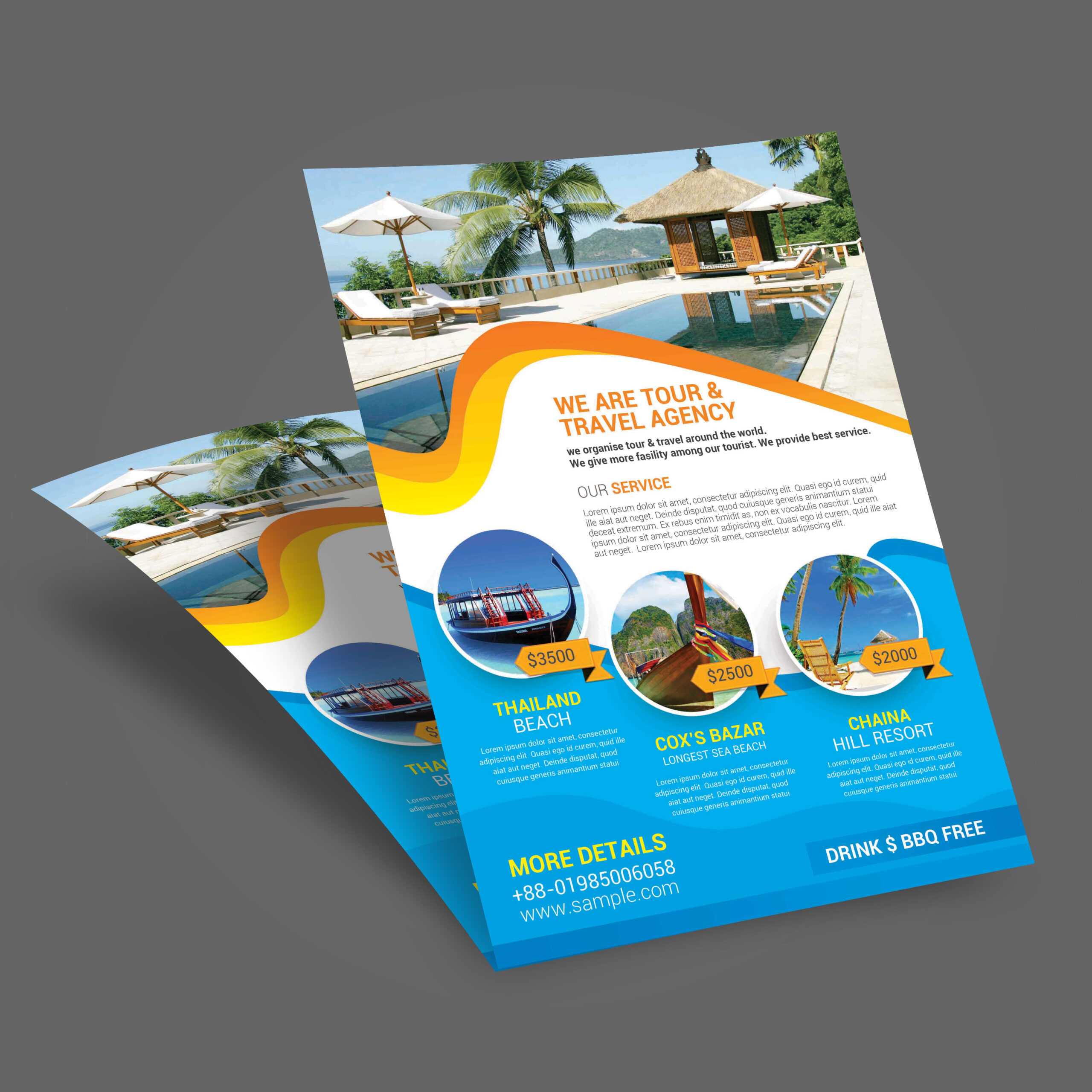 011 Template Ideas Travel Tour Flyer Brochure Templates Free For Travel And Tourism Brochure Templates Free