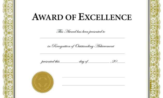 012 Certificate Of Achievement Template Word Free Printable with Blank Award Certificate Templates Word