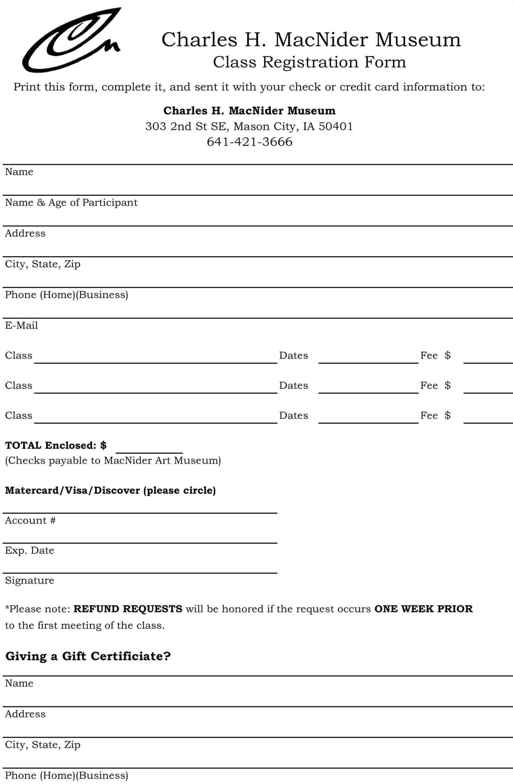 012 Registration Forms Template Word Free Hotel Form New Throughout Registration Form Template Word Free
