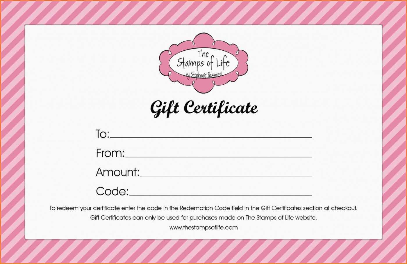 014 4076419 Homemade Gift Certificate Template Printable Regarding Homemade Christmas Gift Certificates Templates