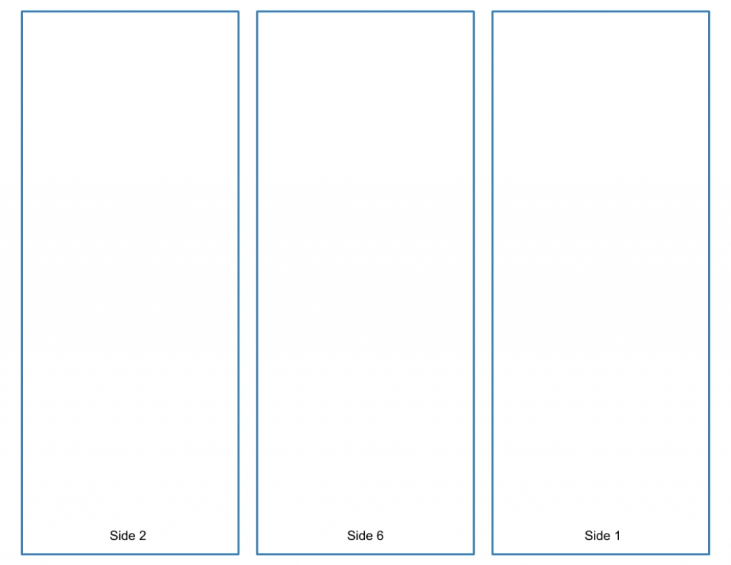 014 Blank Tri Fold Brochure Template Google Docs Ideas Throughout 6 Sided Brochure Template