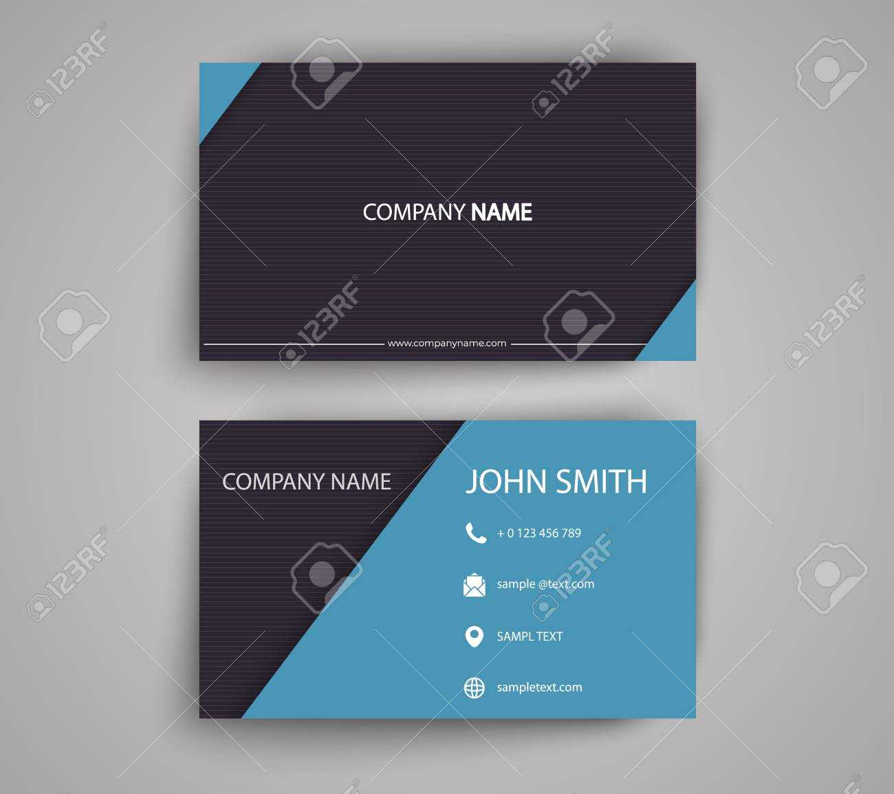 014 Double Sided Business Cards Templates Creative Card Inside 2 Sided Business Card Template Word