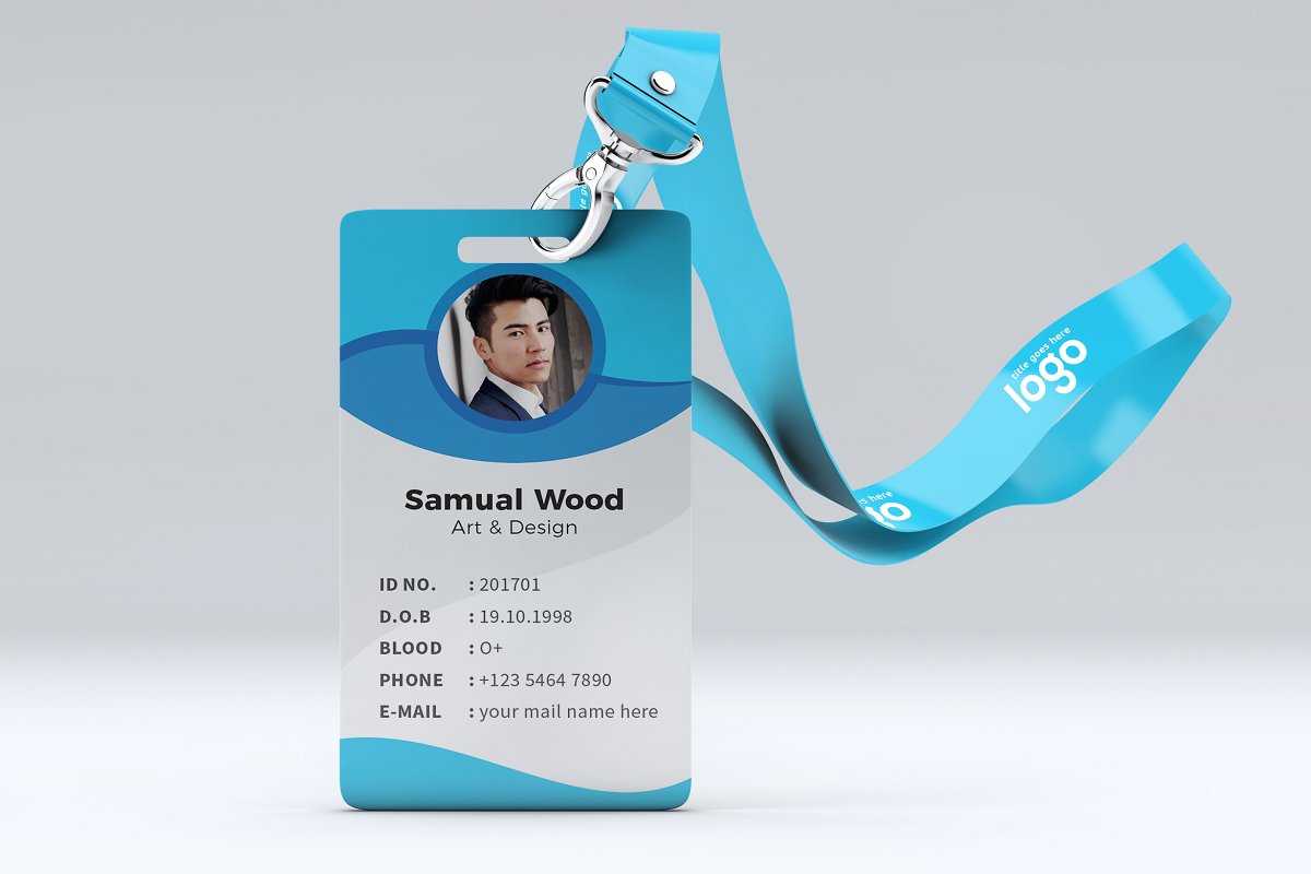 014 Employee Id Card Template Psd Free Download Inside Template For Id Card Free Download