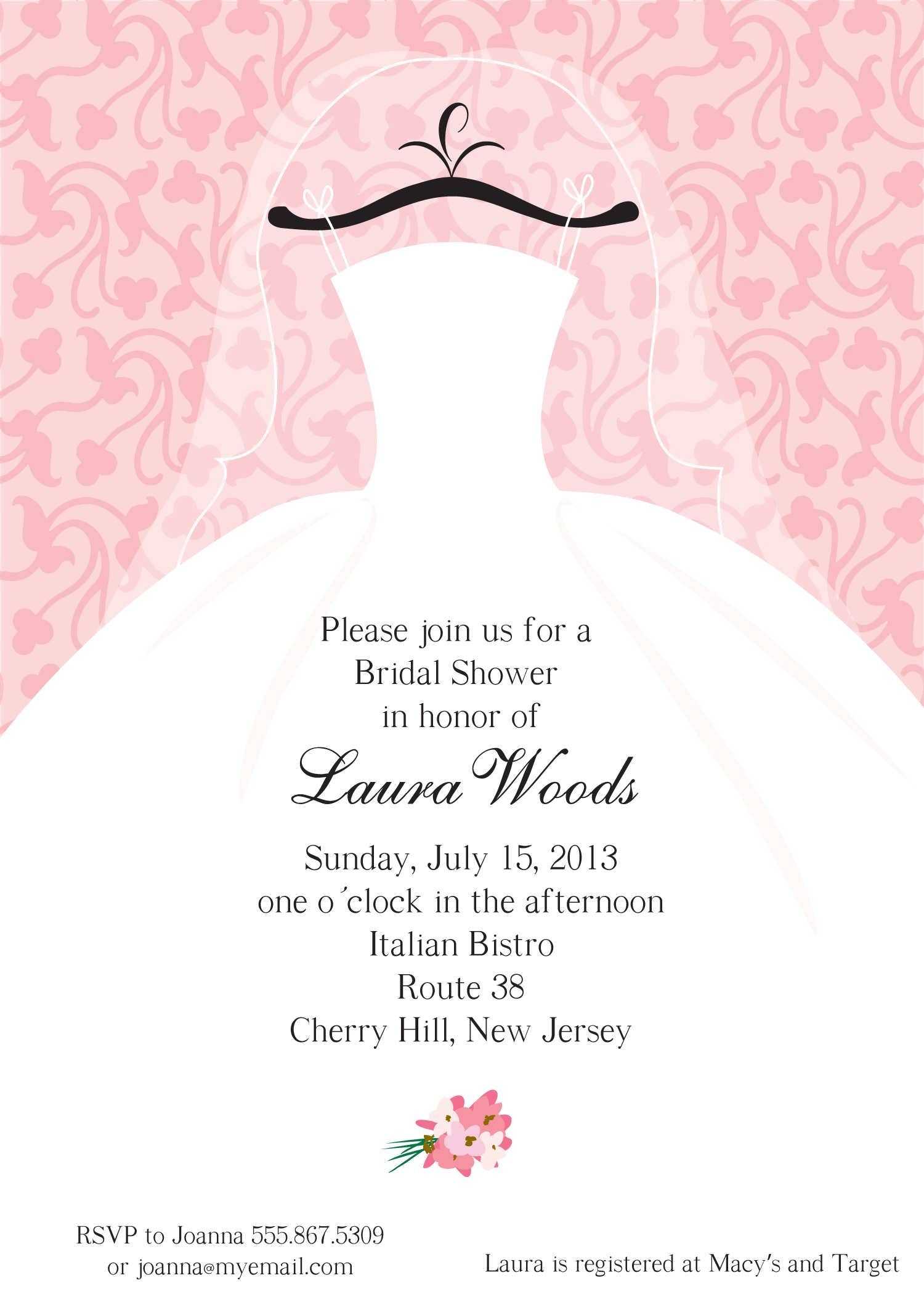 014 Ms Word Invitation Templates Template Singular Ideas In Blank Bridal Shower Invitations Templates